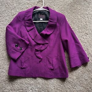 Mary Kay Women's Vibrant Purple Blazer